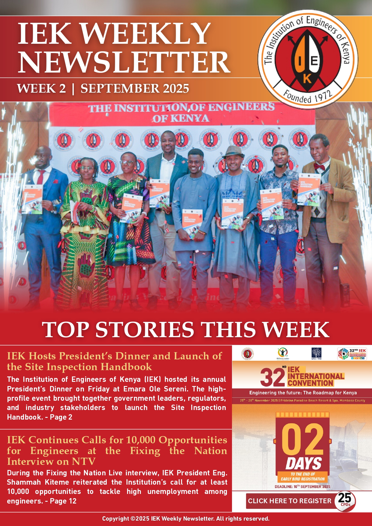 IEK WEEKLY NEWSLETTER WEEK 2 SEPTEMBER 2025