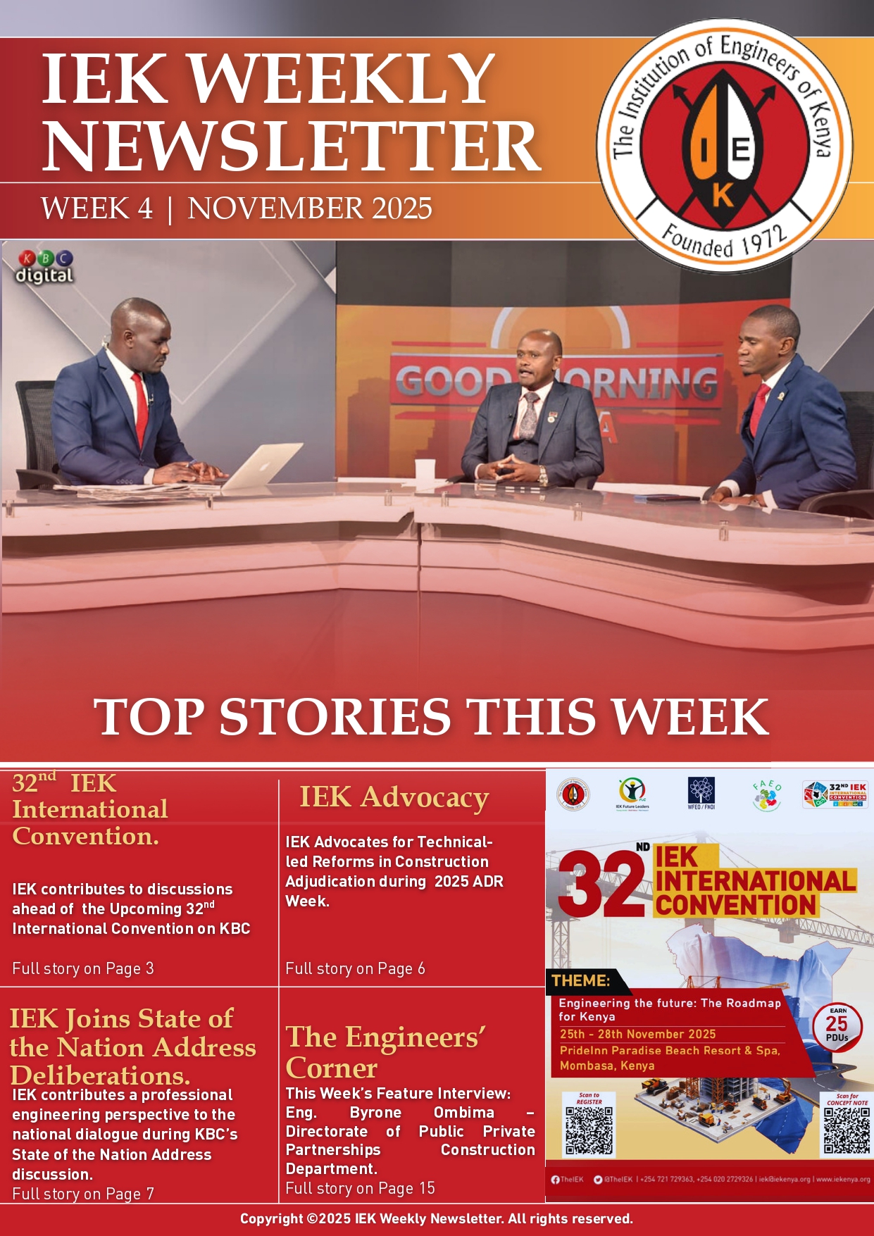 	IEK WEEKLY NEWSLETTER WEEK 4 NOVEMBER 2025