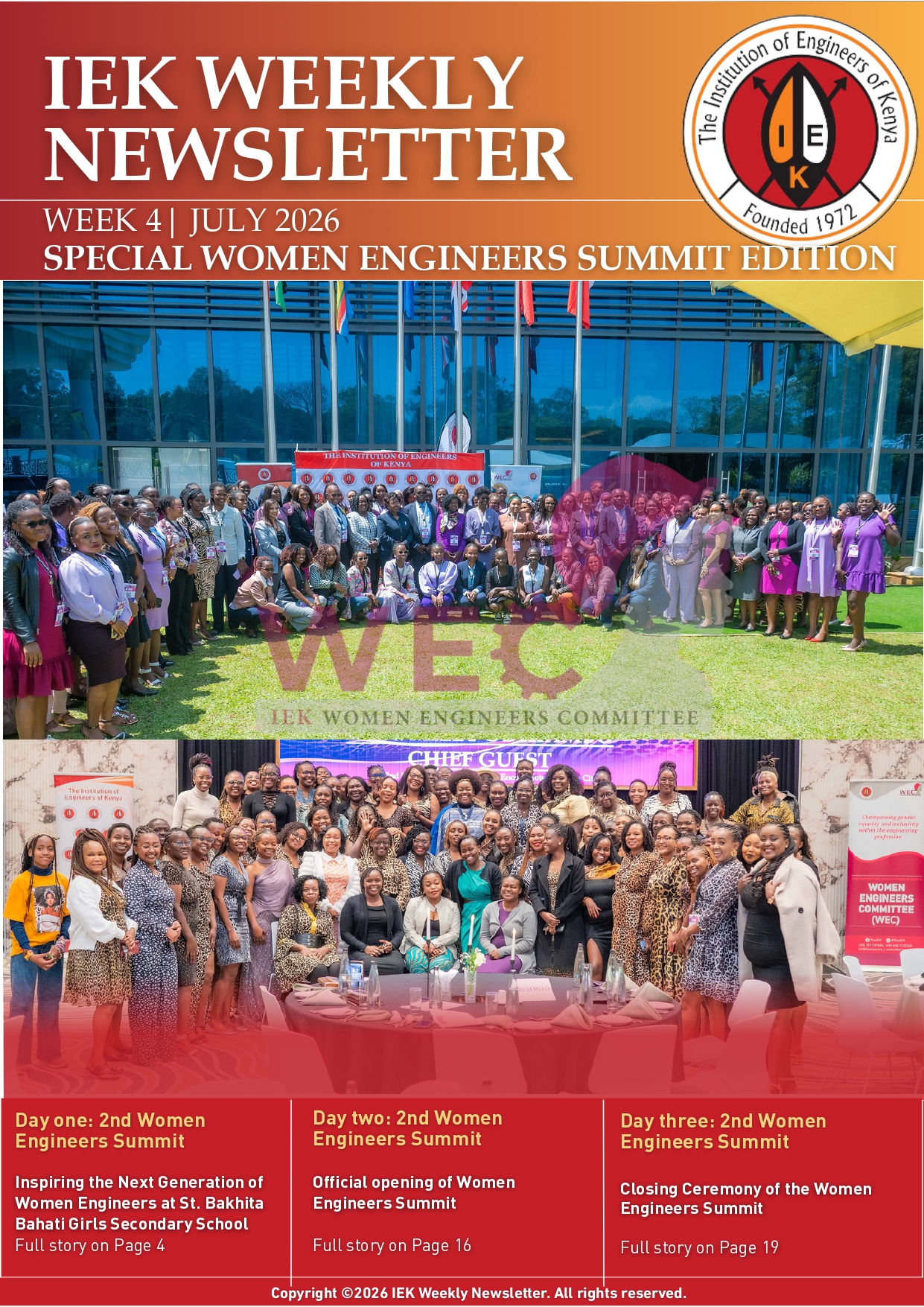 IEK WEEKLY NEWLETTER WEEK 4 JULY 2026